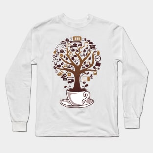 The Tree of Coffee Long Sleeve T-Shirt